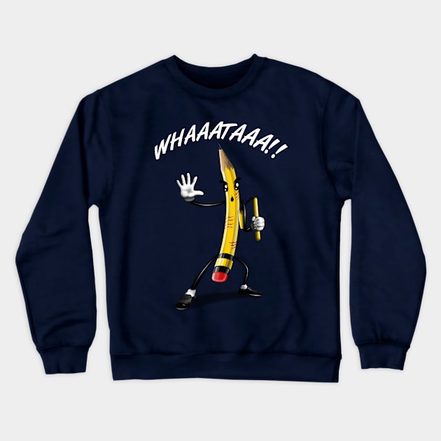 Whaaataaa!! Crewneck Sweatshirt by Vincent Trinidad Art